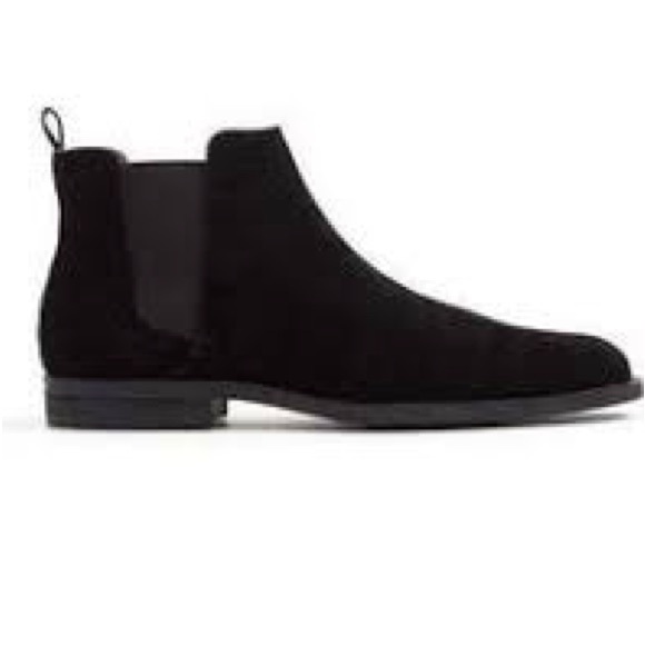 Aldo Pazi 91 Black Suede Chelsea Boot Mens 13 - Picture 2 of 4